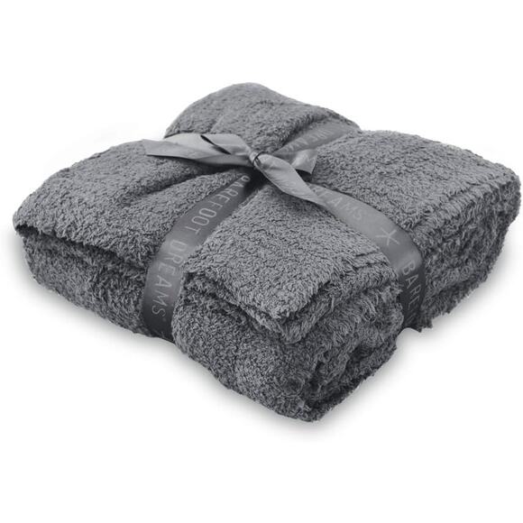 NWT Barefoot Unisex Dreams CozyChic Throw, Graphite-OS - Picture 2 of 2